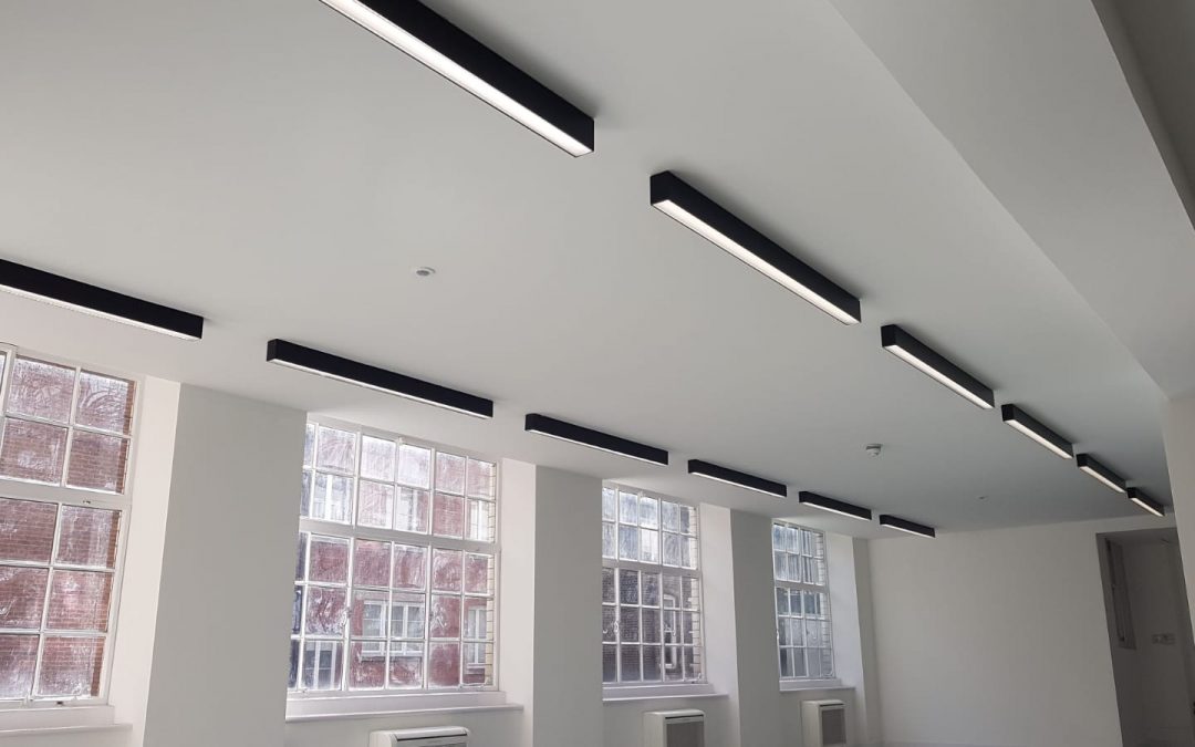 Three Office Floors Re-ferb, Feature LED Lighting